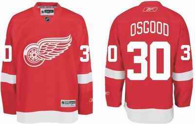 Red Wings 30 Osgood Red Jerseys