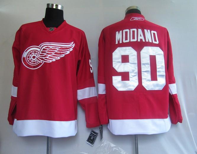Red Wings 90 Modano Red Jerseys