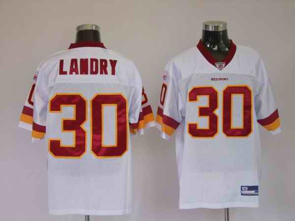 Redskins 30 Landry white Jerseys