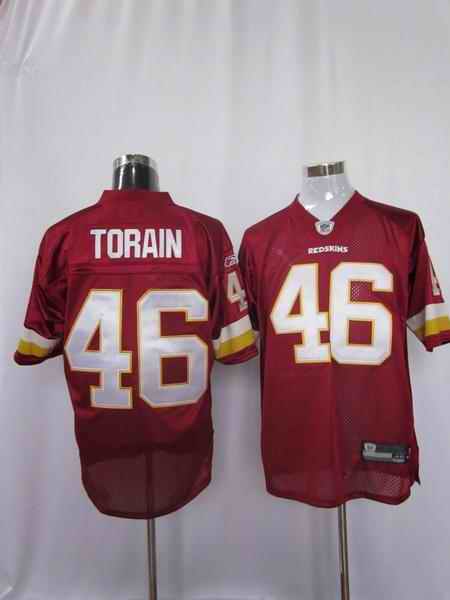 Redskins 46 Torain red Jerseys