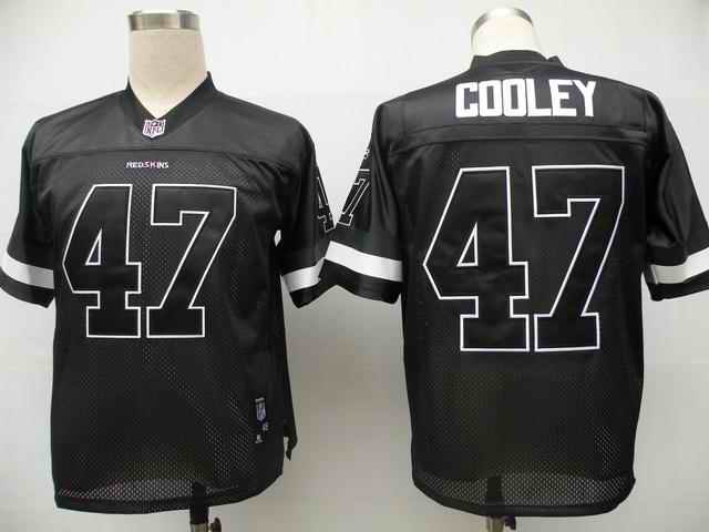 Redskins 47 Cooley black Jerseys