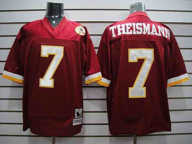 Redskins 7 Joe Theismann red Jersey
