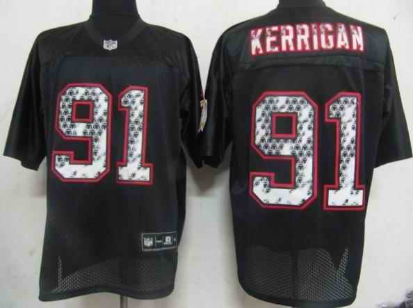 Redskins 91 Kerrigan black united sideline Jerseys