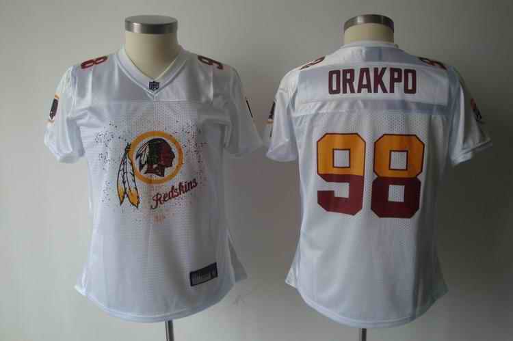Redskins 98 Orakpo white 2011 fem fan women Jerseys