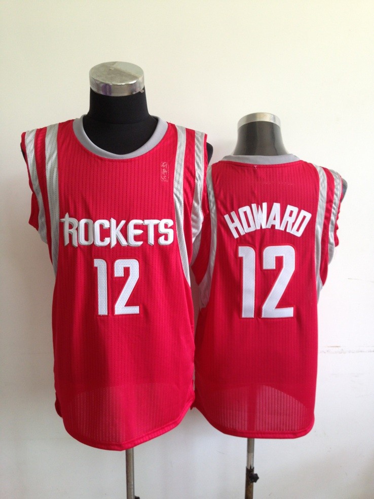 Rockets 12 Howard Red Jerseys