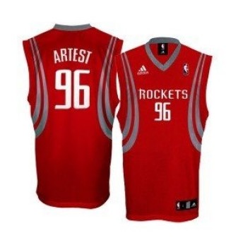 Rockets 96 Ron Artest Red Jerseys