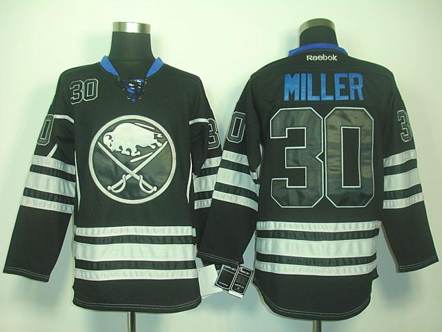 Sabres 30 Miller black ice Jerseys - Click Image to Close