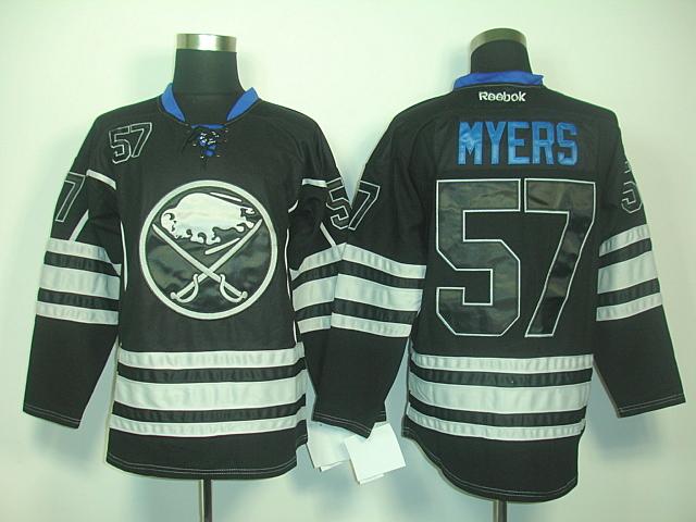 Sabres 57 Mayers black ice Jerseys