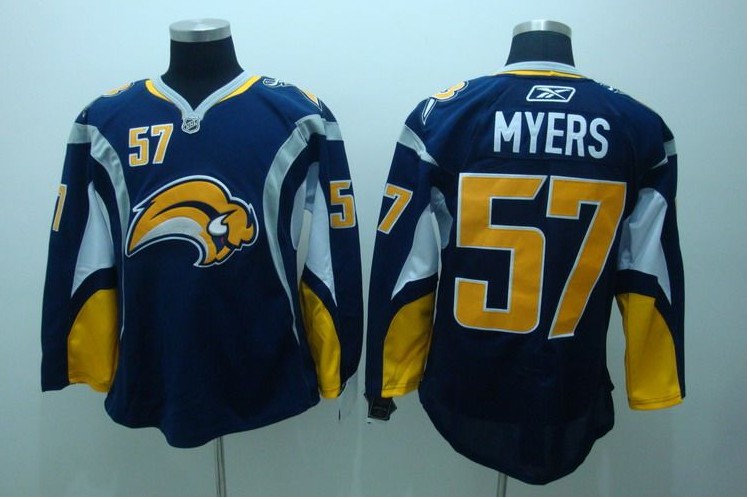 Sabres 57 Myers blue 3rd Jerseys