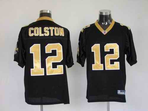 Saints 12 colston black jerseys