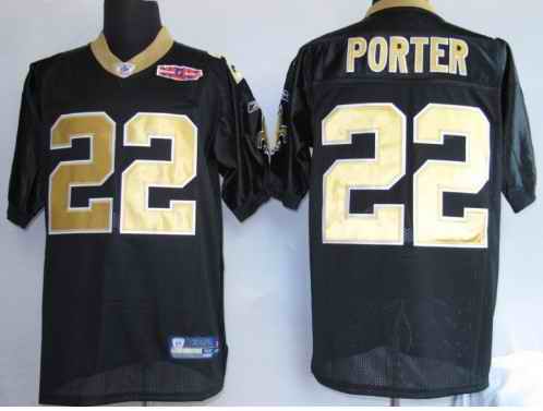 Saints 22 porter black Jerseys