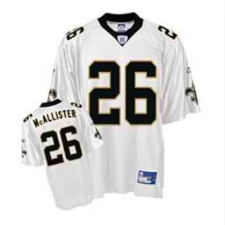 Saints 26 Deuce McAllister white Jerseys Saints 26 Deuce McAllister white Jerseys