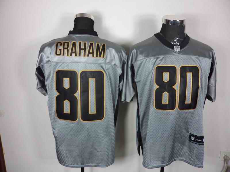 Saints 80 Graham grey Jerseys