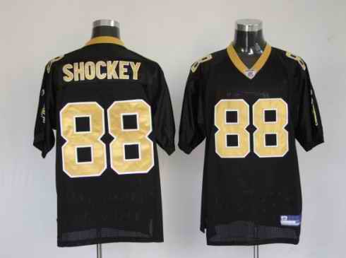 Saints 88 Jeremy Shockey black Jerseys