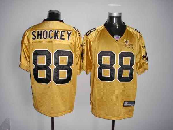 Saints 88 Jeremy Shockey golden Jerseys