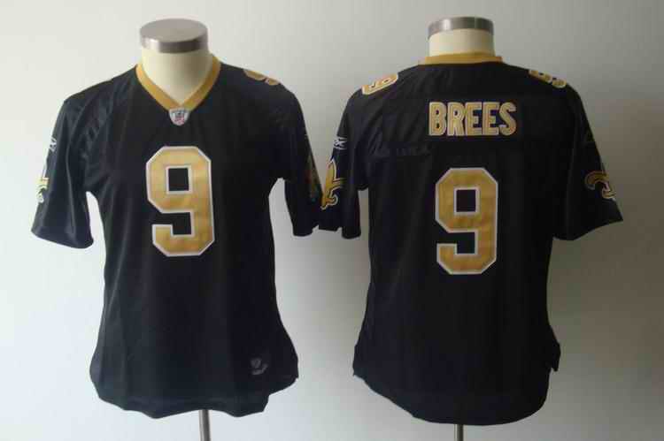 Saints 9 Brees black team women Jerseys Saints 9 Brees black team women Jerseys
