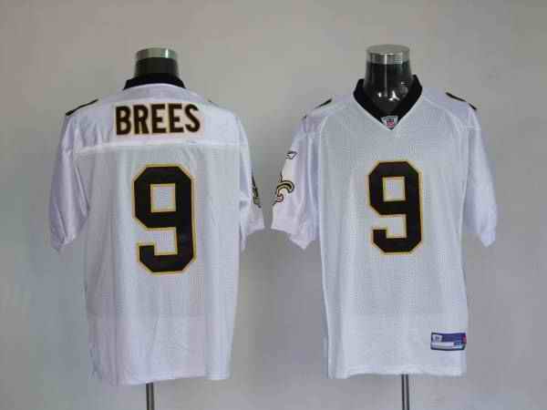 Saints 9 Drew Brees white Jerseys
