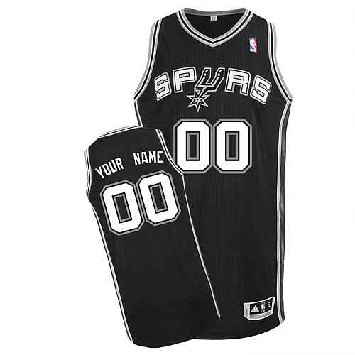 San Antonio Spurs Custom black Road Jersey