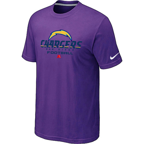 San Diego Charger Critical Victory Purple T-Shirt - Click Image to Close