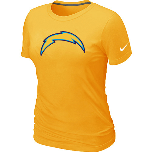 San Diego Charger Yellow Women's Logo T-Shirt
