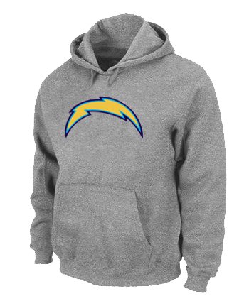 San Diego Chargers Logo Pullover Hoodie Grey