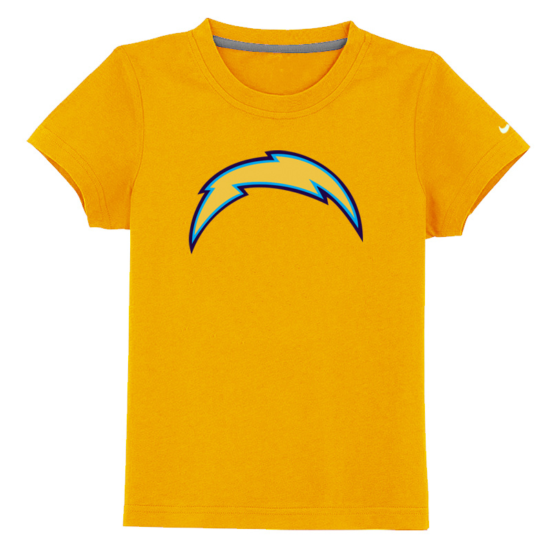 San Diego Chargers Sideline Legend Authentic Logo Youth T-Shirt Yellow