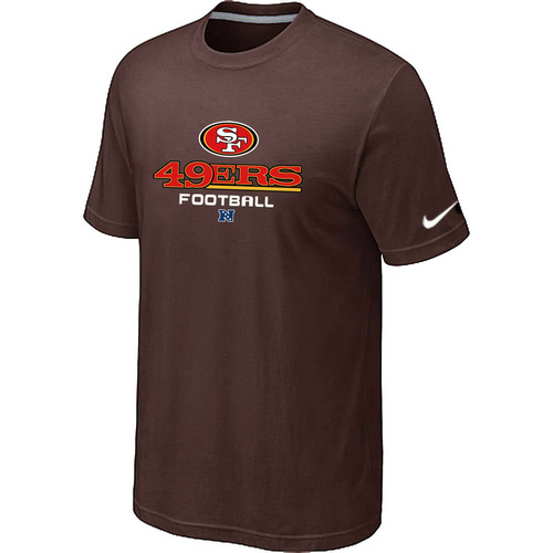 San Francisco 49ers Critical Victory Brown T-Shirt