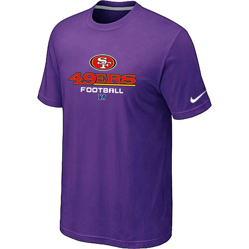 San Francisco 49ers Critical Victory Purple T-Shirt