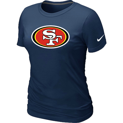 San Francisco 49ers D.Blue Women's Logo T-Shirt
