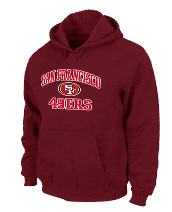 San Francisco 49ers Heart & Soul Pullover Hoodie Red