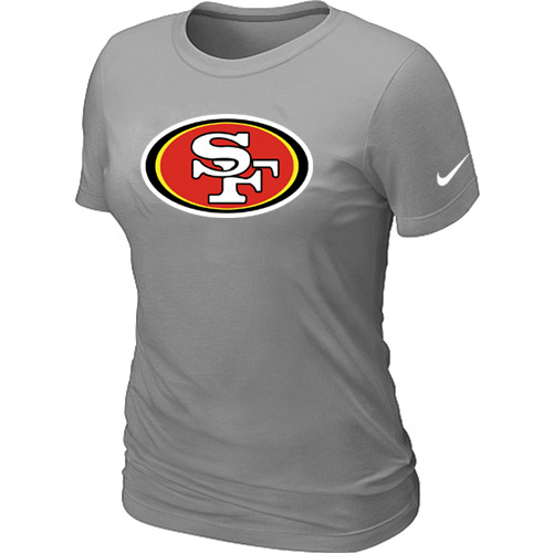 San Francisco 49ers L.Grey Women's Logo T-Shirt