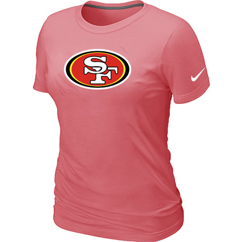 San Francisco 49ers Pink Women's Logo T-Shirt
