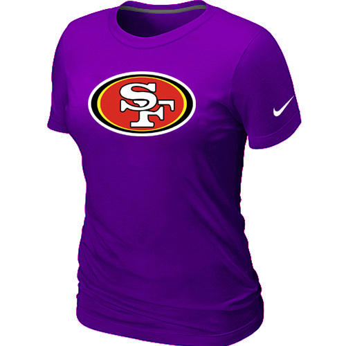 San Francisco 49ers Purple Women's Logo T-Shirt