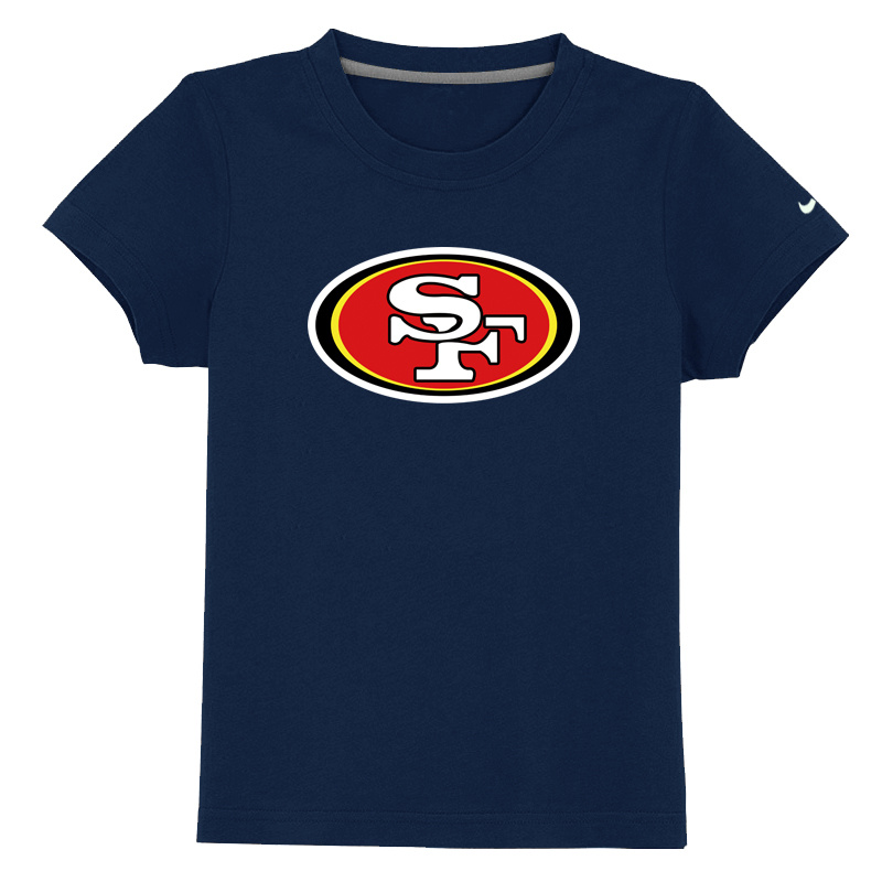 San Francisco 49ers Sideline Legend Authentic Logo Youth T-Shirt D.Blue