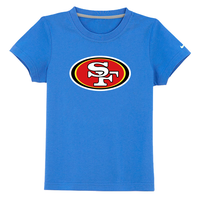 San Francisco 49ers Sideline Legend Authentic Logo Youth T-Shirt Light Blue