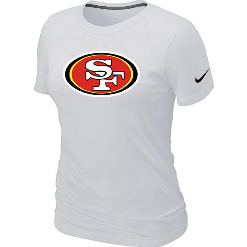 San Francisco 49ers White Women's Logo T-Shirt