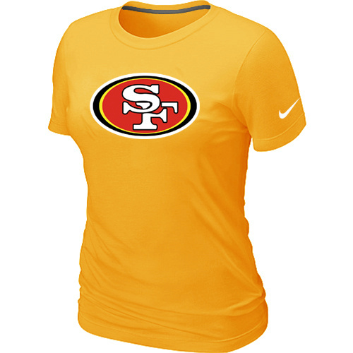 San Francisco 49ers Yellow Women's Logo T-Shirt