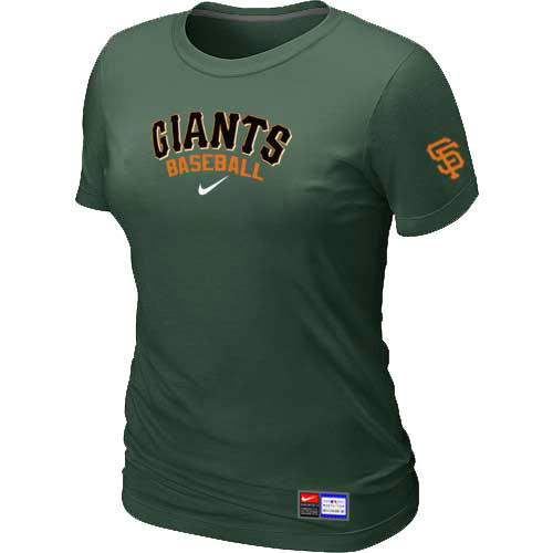 San Francisco Giants Nike Women's D.Green Short Sleeve Practice T-Shirt