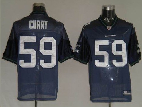 Seahawks 59 Curry navy Jerseys