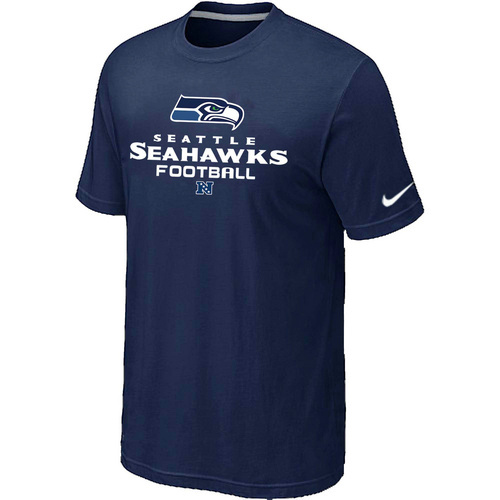 Seattle Seahawks Critical Victory D.Blue T-Shirt Seattle Seahawks Critical Victory D.Blue T-Shirt