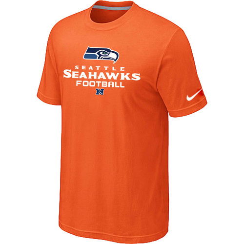 Seattle Seahawks Critical Victory Orange T-Shirt