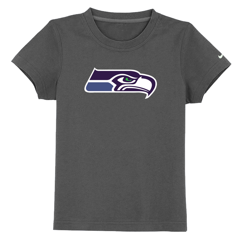 Seattle Seahawks Sideline Legend Authentic Logo Youth T-Shirt D.Grey