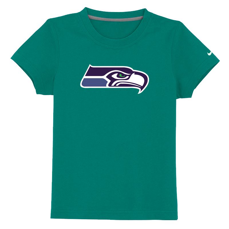 Seattle Seahawks Sideline Legend Authentic Logo Youth T-Shirt Green