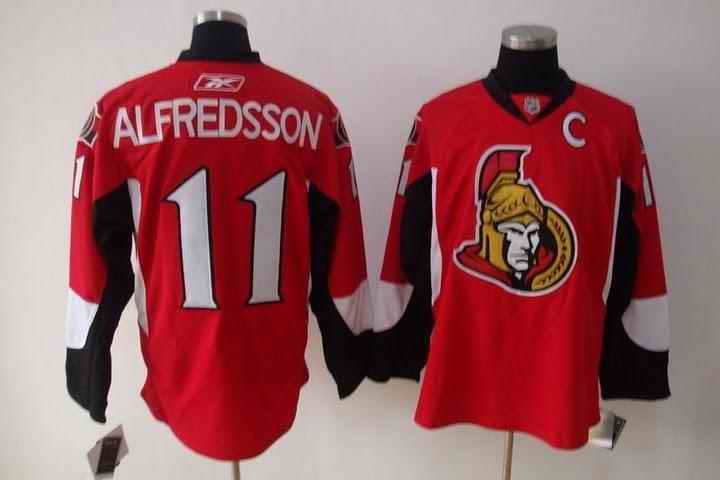 Senators 11 Alfredsson red Jerseys