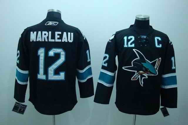Sharks 12 Marleau Black Jerseys Sharks 12 Marleau Black Jerseys