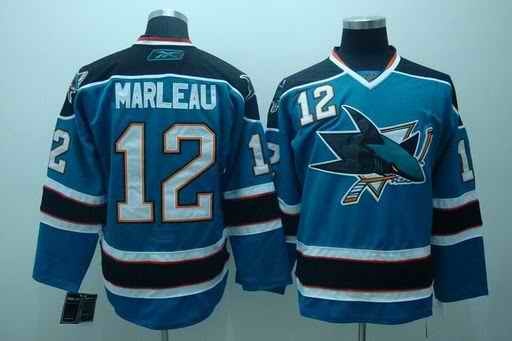 Sharks 12 Marleau Blue Jerseys Sharks 12 Marleau Blue Jerseys