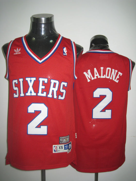 Sixers 2 Malong Red Jerseys - Click Image to Close