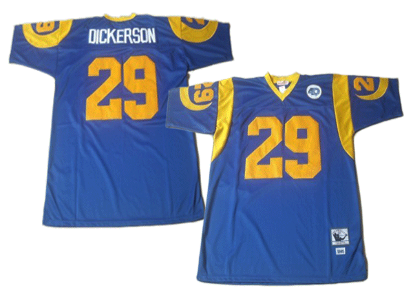 St Louis Rams 29 DICKERSON Blue Throwback Jerseys St Louis Rams 29 DICKERSON Blue Throwback Jerseys