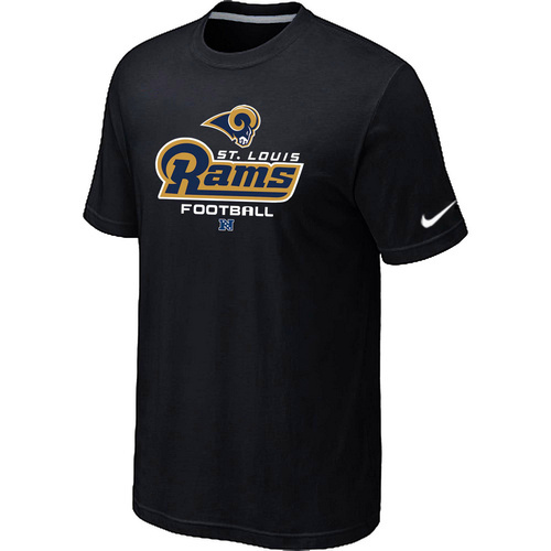 St.Louis Rams Critical Victory Black T-Shirt