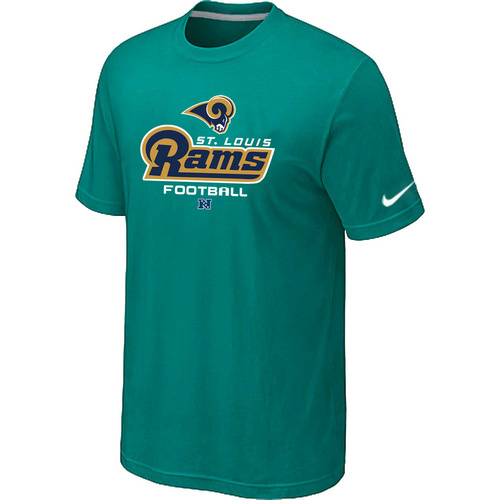St.Louis Rams Critical Victory Green T-Shirt